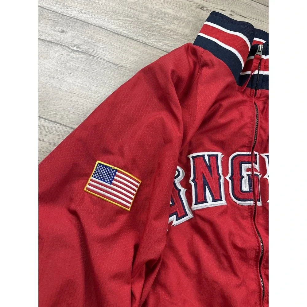 Vintage Anaheim Angels Majestic Men's XXL 2XL Authentic Dugout Bomber Jacket MLB